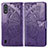 Funda de Cuero Cartera con Soporte Mariposa Carcasa para Samsung Galaxy A01 SM-A015 Morado