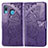 Funda de Cuero Cartera con Soporte Mariposa Carcasa para Samsung Galaxy A20 Morado