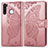 Funda de Cuero Cartera con Soporte Mariposa Carcasa para Samsung Galaxy A21 European Rosa