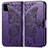 Funda de Cuero Cartera con Soporte Mariposa Carcasa para Samsung Galaxy A22 5G Morado