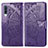 Funda de Cuero Cartera con Soporte Mariposa Carcasa para Samsung Galaxy A30S Morado