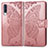 Funda de Cuero Cartera con Soporte Mariposa Carcasa para Samsung Galaxy A30S Rosa