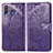 Funda de Cuero Cartera con Soporte Mariposa Carcasa para Samsung Galaxy A40s Morado