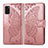 Funda de Cuero Cartera con Soporte Mariposa Carcasa para Samsung Galaxy A41 Rosa