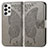 Funda de Cuero Cartera con Soporte Mariposa Carcasa para Samsung Galaxy A53 5G Gris