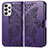 Funda de Cuero Cartera con Soporte Mariposa Carcasa para Samsung Galaxy A53 5G Morado