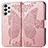 Funda de Cuero Cartera con Soporte Mariposa Carcasa para Samsung Galaxy A53 5G Rosa