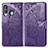 Funda de Cuero Cartera con Soporte Mariposa Carcasa para Samsung Galaxy A60 Morado