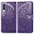 Funda de Cuero Cartera con Soporte Mariposa Carcasa para Samsung Galaxy A70 Morado