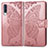 Funda de Cuero Cartera con Soporte Mariposa Carcasa para Samsung Galaxy A70 Rosa