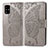 Funda de Cuero Cartera con Soporte Mariposa Carcasa para Samsung Galaxy A71 5G Gris