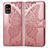 Funda de Cuero Cartera con Soporte Mariposa Carcasa para Samsung Galaxy M31s Rosa