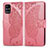 Funda de Cuero Cartera con Soporte Mariposa Carcasa para Samsung Galaxy M31s Rosa Roja