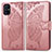 Funda de Cuero Cartera con Soporte Mariposa Carcasa para Samsung Galaxy M51 Rosa