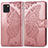 Funda de Cuero Cartera con Soporte Mariposa Carcasa para Samsung Galaxy M60s Rosa