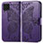 Funda de Cuero Cartera con Soporte Mariposa Carcasa para Samsung Galaxy M62 4G Morado