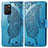 Funda de Cuero Cartera con Soporte Mariposa Carcasa para Samsung Galaxy M80S Azul