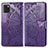 Funda de Cuero Cartera con Soporte Mariposa Carcasa para Samsung Galaxy Note 10 Lite Morado