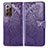 Funda de Cuero Cartera con Soporte Mariposa Carcasa para Samsung Galaxy Note 20 Ultra 5G Morado