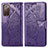 Funda de Cuero Cartera con Soporte Mariposa Carcasa para Samsung Galaxy S20 FE (2022) 5G Morado