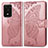 Funda de Cuero Cartera con Soporte Mariposa Carcasa para Samsung Galaxy S20 Ultra 5G Rosa