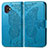 Funda de Cuero Cartera con Soporte Mariposa Carcasa para Samsung Galaxy XCover 6 Pro 5G Azul