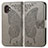 Funda de Cuero Cartera con Soporte Mariposa Carcasa para Samsung Galaxy XCover 6 Pro 5G Gris