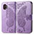 Funda de Cuero Cartera con Soporte Mariposa Carcasa para Samsung Galaxy XCover 6 Pro 5G Purpura Claro