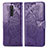 Funda de Cuero Cartera con Soporte Mariposa Carcasa para Sony Xperia 1 Morado