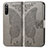 Funda de Cuero Cartera con Soporte Mariposa Carcasa para Sony Xperia 10 III Lite Gris