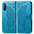 Funda de Cuero Cartera con Soporte Mariposa Carcasa para Sony Xperia 10 III SOG04 Azul