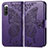 Funda de Cuero Cartera con Soporte Mariposa Carcasa para Sony Xperia 10 IV Morado