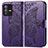 Funda de Cuero Cartera con Soporte Mariposa Carcasa para Vivo V23 5G Morado