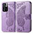 Funda de Cuero Cartera con Soporte Mariposa Carcasa para Xiaomi Poco X4 NFC Purpura Claro