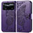 Funda de Cuero Cartera con Soporte Mariposa Carcasa para Xiaomi Poco X4 Pro 5G Morado