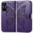 Funda de Cuero Cartera con Soporte Mariposa Carcasa para Xiaomi Redmi K50 Gaming 5G Morado