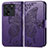 Funda de Cuero Cartera con Soporte Mariposa Carcasa para Xiaomi Redmi K60 Ultra 5G Morado