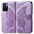 Funda de Cuero Cartera con Soporte Mariposa Carcasa para Xiaomi Redmi Note 11 4G (2021) Purpura Claro