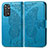 Funda de Cuero Cartera con Soporte Mariposa Carcasa para Xiaomi Redmi Note 11 4G (2022) Azul