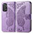 Funda de Cuero Cartera con Soporte Mariposa Carcasa para Xiaomi Redmi Note 11 4G (2022) Purpura Claro