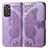 Funda de Cuero Cartera con Soporte Mariposa Carcasa para Xiaomi Redmi Note 11 Pro 4G Purpura Claro