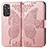 Funda de Cuero Cartera con Soporte Mariposa Carcasa para Xiaomi Redmi Note 11 Pro 4G Rosa