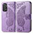 Funda de Cuero Cartera con Soporte Mariposa Carcasa para Xiaomi Redmi Note 11 Pro 5G Purpura Claro