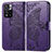 Funda de Cuero Cartera con Soporte Mariposa Carcasa para Xiaomi Redmi Note 11 Pro+ Plus 5G Morado