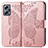 Funda de Cuero Cartera con Soporte Mariposa Carcasa para Xiaomi Redmi Note 11T Pro+ Plus 5G Rosa