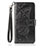 Funda de Cuero Cartera con Soporte Mariposa Carcasa S01D para Huawei Honor 10X Lite Negro