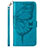 Funda de Cuero Cartera con Soporte Mariposa Carcasa Y01B para Samsung Galaxy A23 4G Azul