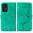 Funda de Cuero Cartera con Soporte Mariposa Carcasa Y01B para Samsung Galaxy A33 5G Verde