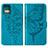 Funda de Cuero Cartera con Soporte Mariposa Carcasa YB1 para Motorola Moto G 5G (2023) Azul