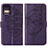 Funda de Cuero Cartera con Soporte Mariposa Carcasa YB1 para Motorola Moto G 5G (2023) Morado